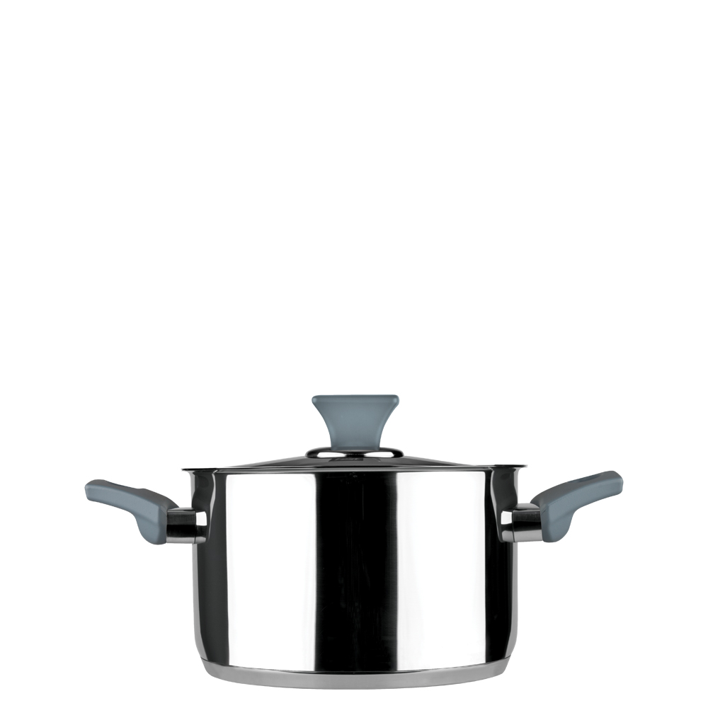 Fest_Family_Round casserole with lid_0066230 Ανοξείδωτη Κατσαρόλα 18/10 No20 Family Fest - Image 1