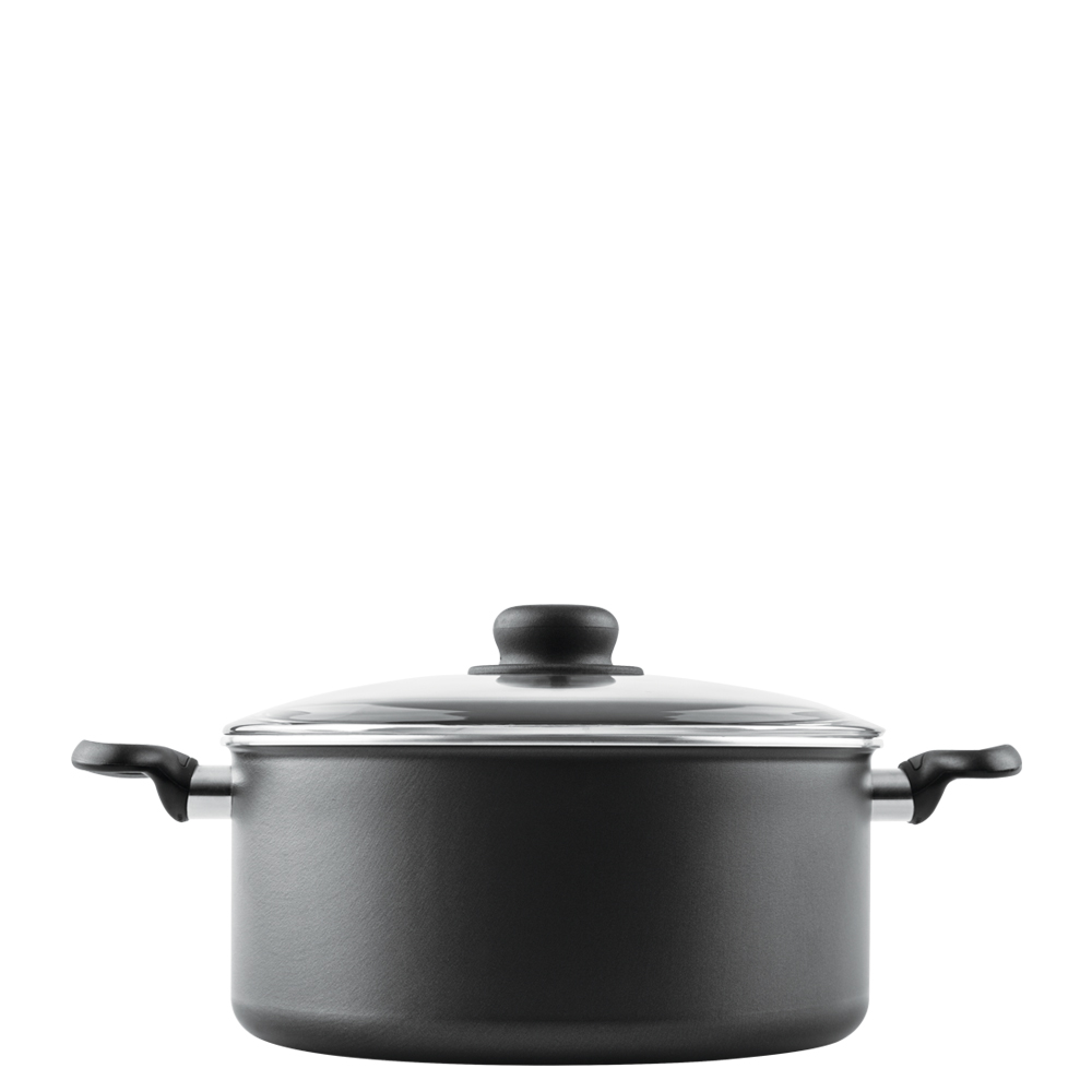 Fest_Magic_Round casserole with glass lid_0061037 Αντικολλητική Κατσαρόλα Νο22 Με Γυάλινο Καπάκι Magic Fest - Image 1