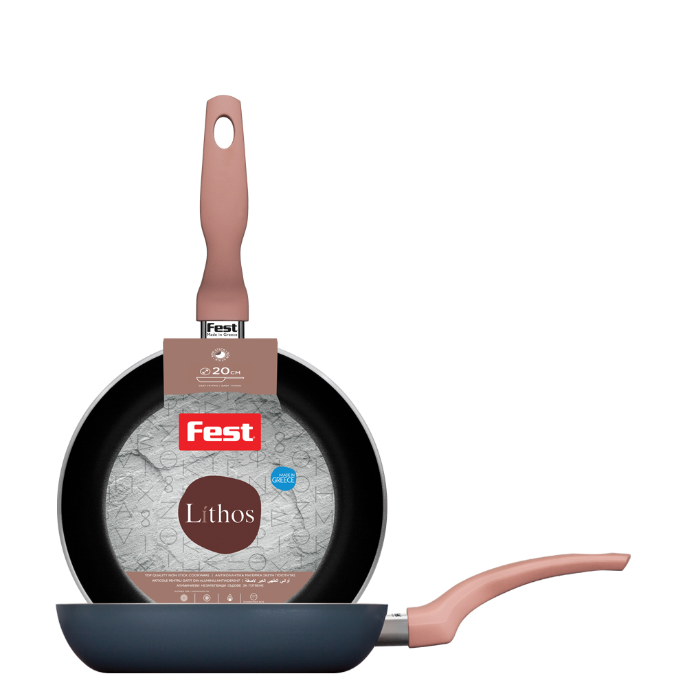 Fest_Lithos_Frypan non-stick_0061250 Αντικολλητικό Τηγάνι No20 Lithos Fest - Image 1