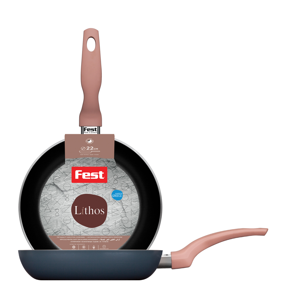 Fest_Lithos_Frypan non-stick_0061251 Αντικολλητικό Τηγάνι No22 Lithos Fest - Image 1