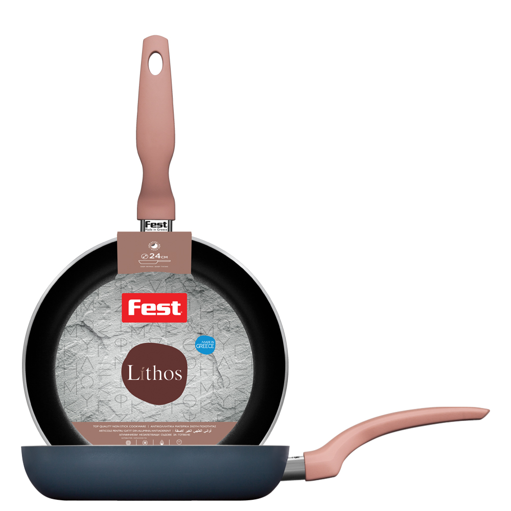 Fest_Lithos_Frypan non-stick_0061252 Αντικολλητικό Τηγάνι No24 Lithos Fest - Image 1