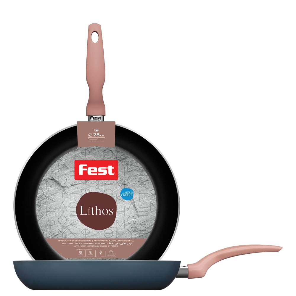 Fest_Lithos_Frypan non-stick_0061254 Αντικολλητικό Τηγάνι No28 Lithos Fest - Image 1