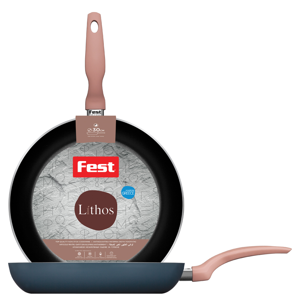 Fest_Lithos_Frypan non-stick_0061255 Αντικολλητικό Τηγάνι No30 Lithos Fest - Image 1
