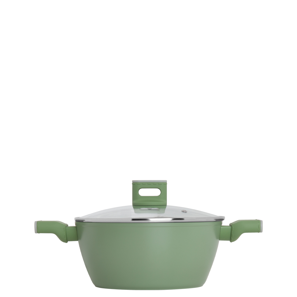 Fest_Balance_Casserole with Glass lid_3222235_1 Eπαγωγική Χύτρα Kεραμικής Eπικάλυψης με Γυάλινο Καπάκι Ν24 Balance Fest - Image 1