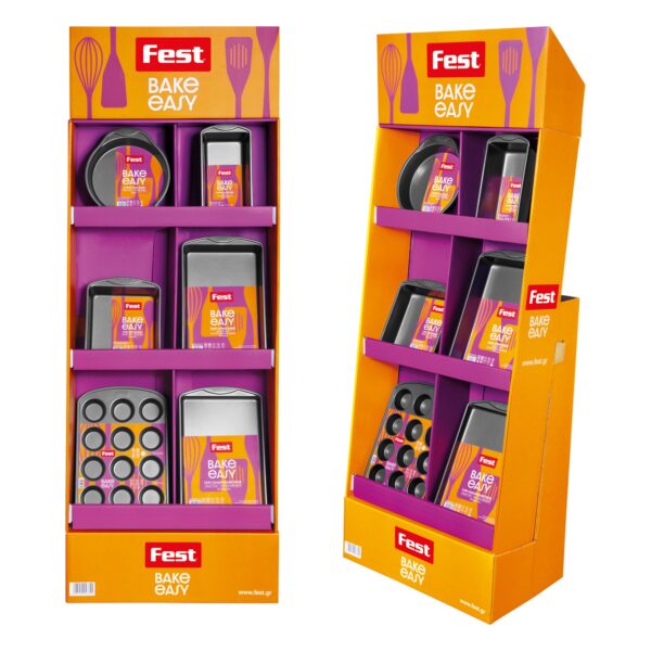 DISPLAY BOX 60 TEM. ΖΑΧ/ΚΗΣ BAKE EASY FEST